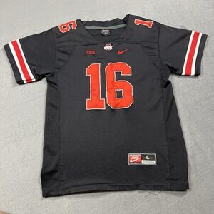 Ohio State Buckeyes Jersey Black Boys L Nike JT Barrett Football NCAA